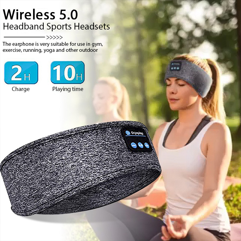 Running Gear Headband - 블루투스 헤드밴드 헤드폰 무선 음악 스포츠