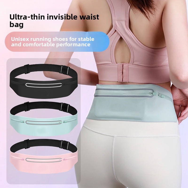 Running Gear Kit - 3포켓 반사 러닝 벨트 마라톤 허리