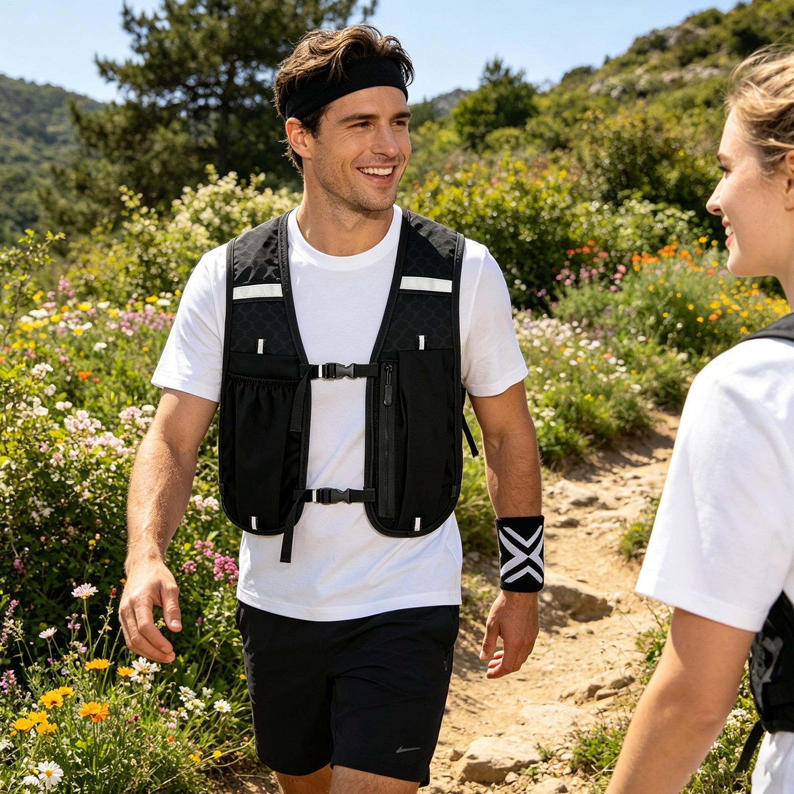 Running Gear Headband - 러닝 안전 조끼 스포츠 수분 보충