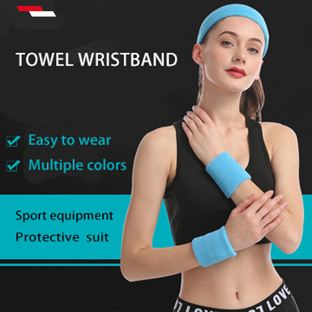 Running Gear Headband - 스포츠 손목 밴드 헤드밴드 세트, 건강