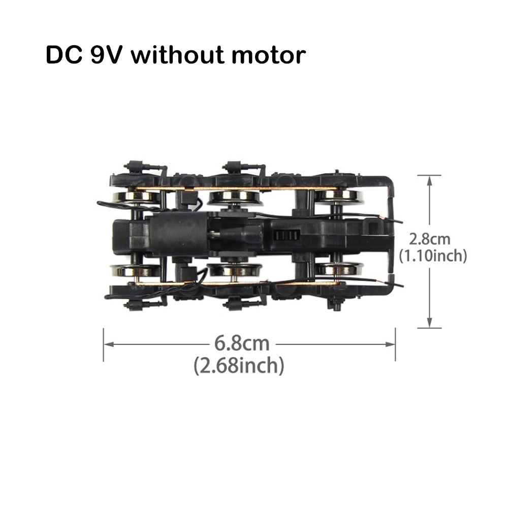 Ho 스케일 1:87 섀시 대차 모델, DC 9V 범용 - Running Gear Vehicle 리뷰 및 가격