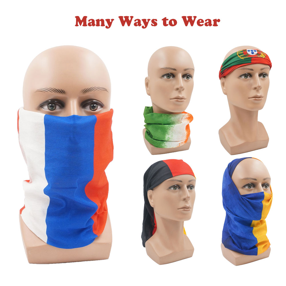 유럽 국가 얼굴 및 목 각반, 국기 반다나, 야외 머리 - Running Gear Headband 리뷰 및 가격