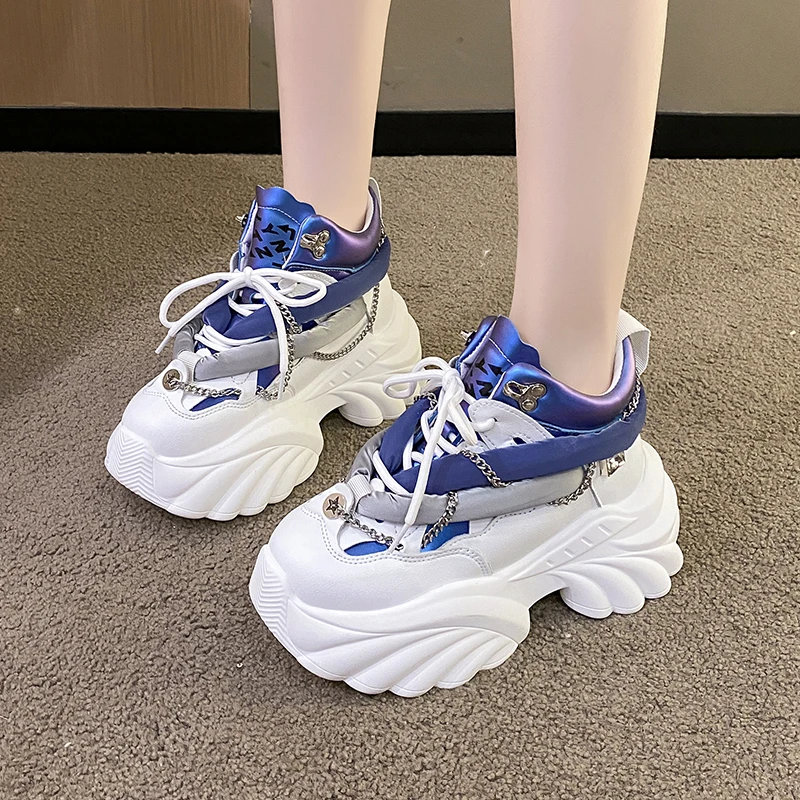 러블리 카와이 여성 스니커즈, 웨지 캐주얼 신발, 여성 - Running Gear Woman 리뷰 및 가격