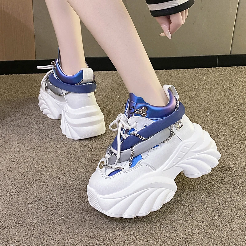 러블리 카와이 여성 스니커즈, 웨지 캐주얼 신발, 여성 - Running Gear Woman 리뷰 및 가격