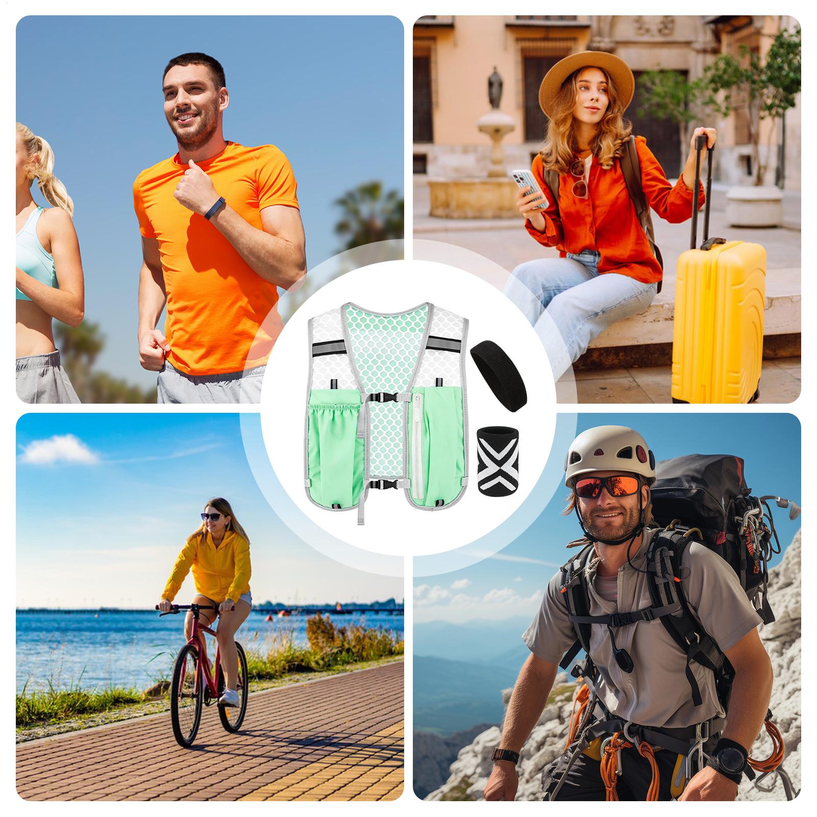 러닝 안전 조끼 스포츠 수분 보충 장비 헤드밴드 및 손 - Running Gear Headband 리뷰 및 가격