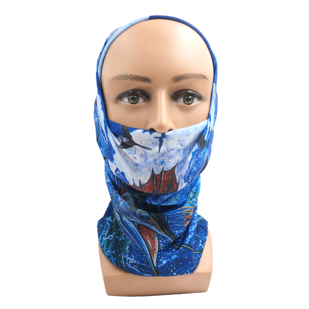 물고기 비늘 패턴 낚시 튜브 용 목 각반 사이클링 스카 - Running Gear Headband 리뷰 및 가격