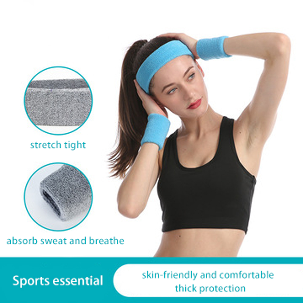 스포츠 손목 밴드 헤드밴드 세트, 건강 보호 기어, 달 - Running Gear Headband 리뷰 및 가격